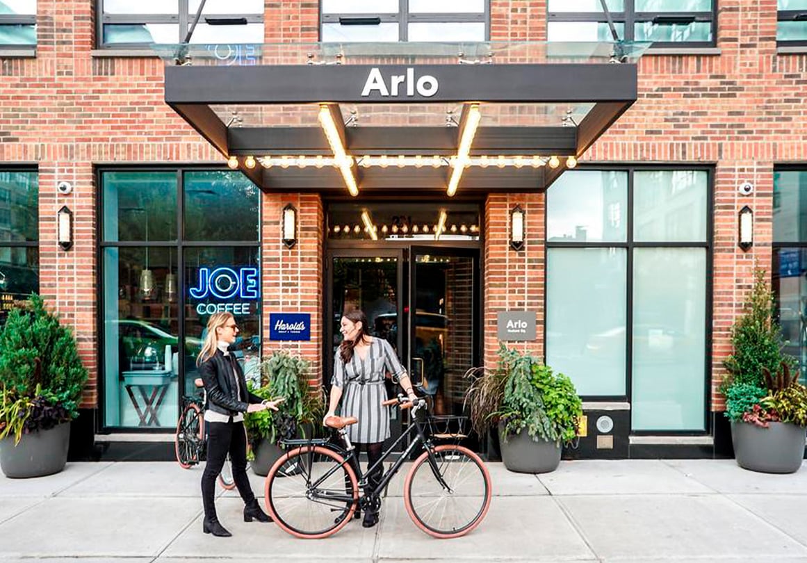 Exterior of Arlo Nomad Hotel in New York City