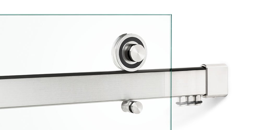 Frameless Sliding Glass Door Hardware for Showers | Krownlab®